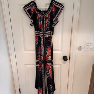 Floral Off-Shoulder Maxi Dress